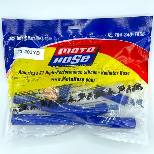 Yam YZ250F 2006 Y Silicone Radiator Hose kit Blue 23-203YB