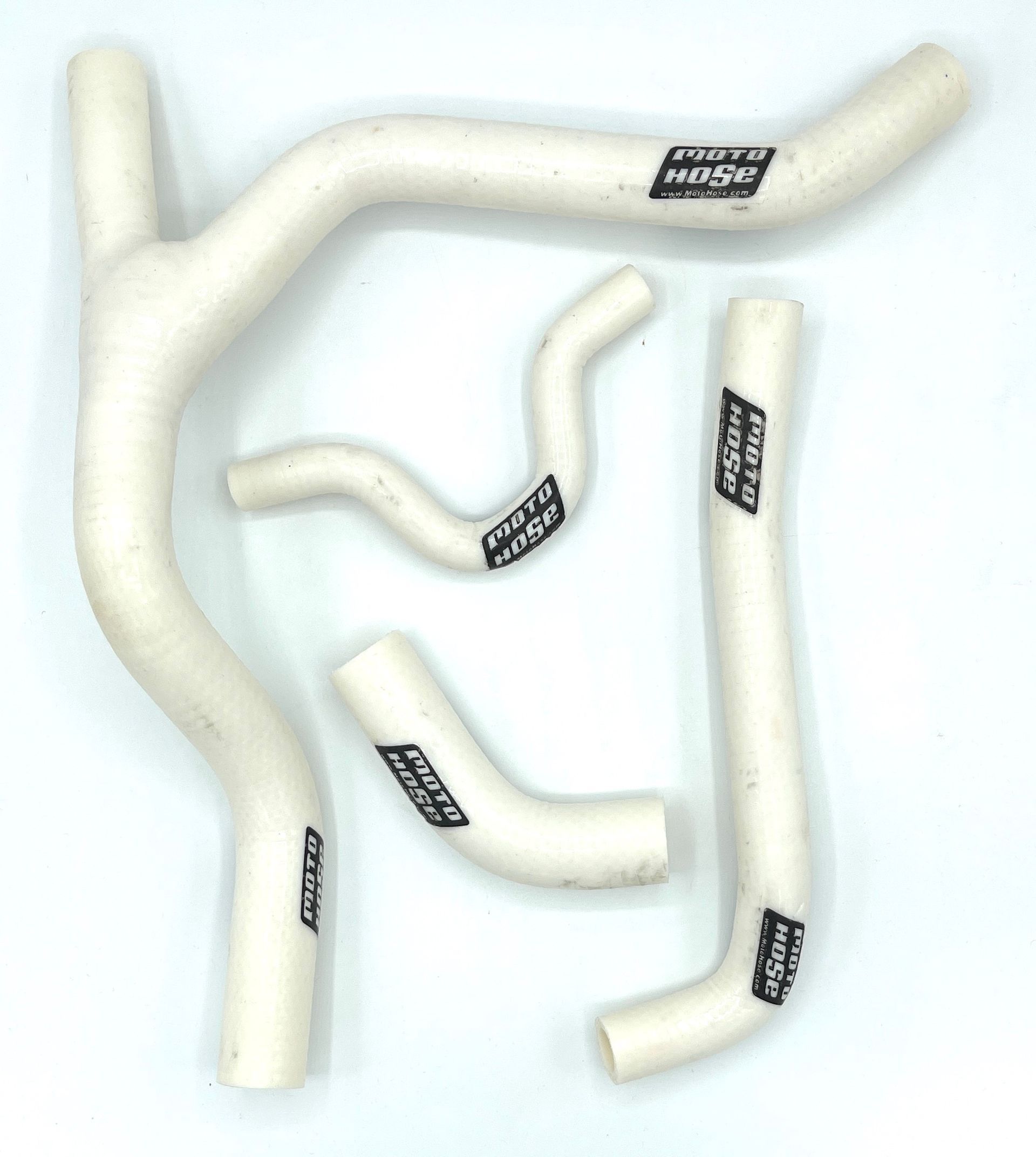 Kaw KX250F 2007-2008 Silicone Y Radiator Hose White 23-37YW