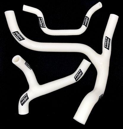 KX450F 2012-2015 Silicone Y Radiator Hose White 23-314YW