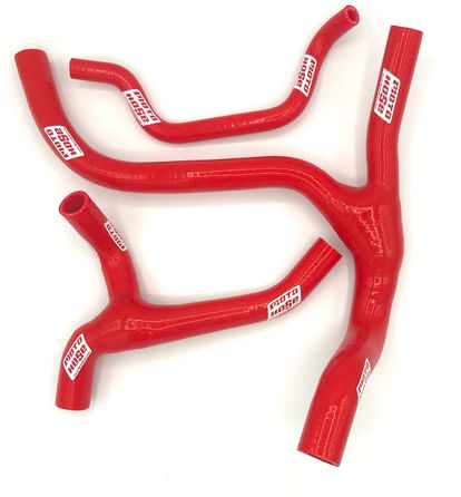 KX450F 2012-2015 Silicone Y Radiator Hose Red 23-314YR