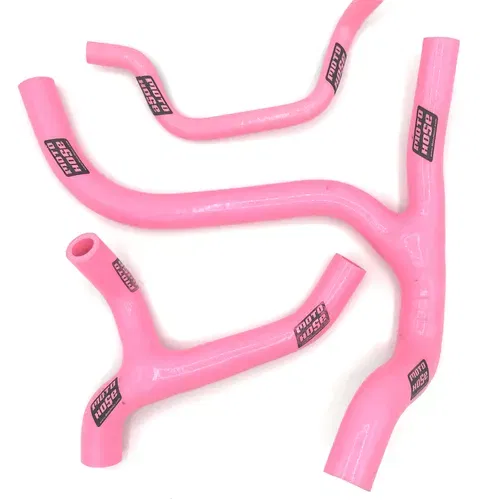 KX450F 2012-2015 Silicone Y Radiator Hose Pink 23-314YP