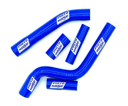 Yamaha YZ250F 2010-2013 Silicone Radiator Hose Blue 23-26B