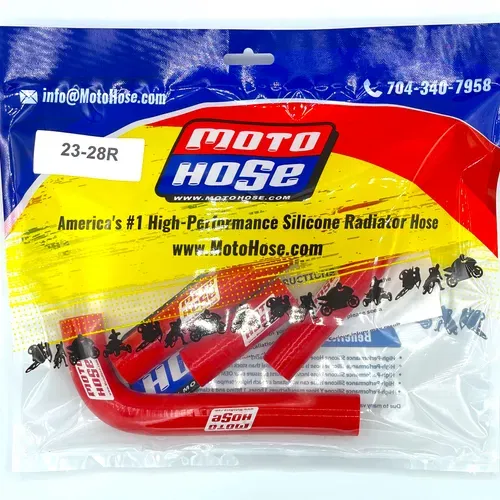 Yam YZ/WR 400F/426F Silicone Radiator Hose Red 23-28R