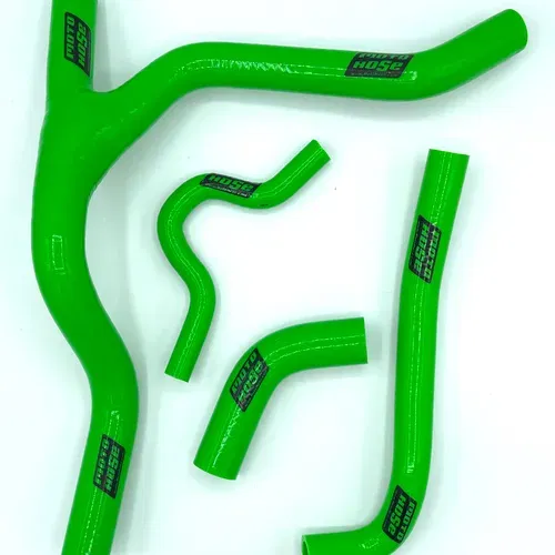 Kaw KX250F 2007-2008 Silicone Y Radiator Hose Green 23-37YG