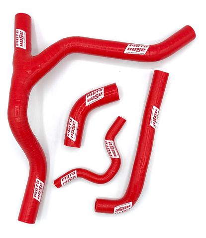 Kaw KX250F 2007-2008 Silicone Y Radiator Hose Red 23-37YR