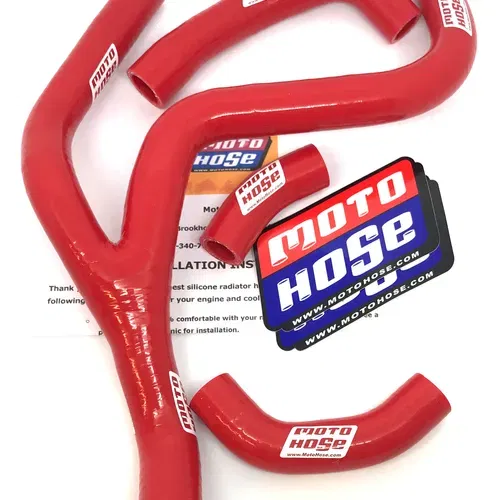 Suz RMZ250 2013-2018 Silicone Y Radiator Hose Blue 23-405YB