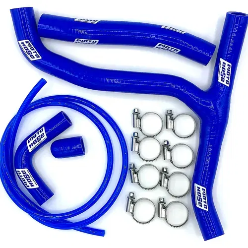 CRF450R 2017-21 Silicone WORKS Y Radiator Hose Red 24-128YR