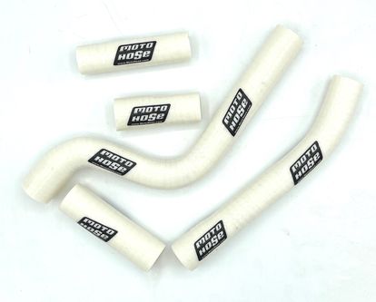 Yamaha YZ250F 2010-2013 Silicone Radiator Hose White 23-26W