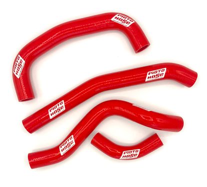 Honda CRF250RX 2019-2021 Silicone Radiator Hose Red 23-124R