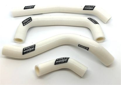 Hon CRF250RX 2019-2021 Silicone Radiator Hose White 23-124W