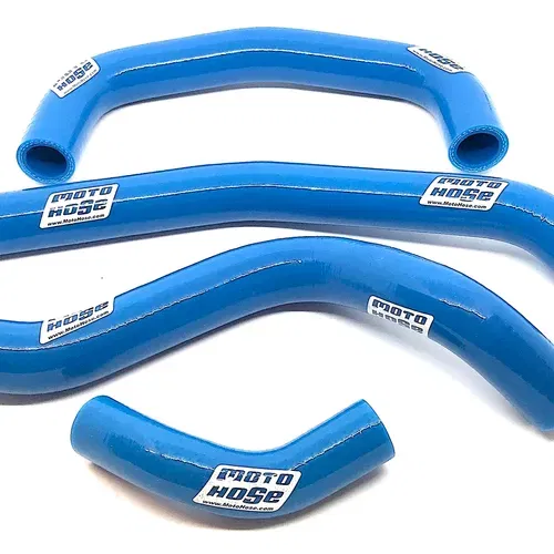 Honda CRF250R 2018-2021 Silicone Radiator Hose Blue 23-124B