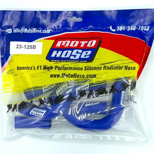 Honda CRF450R 2015-2016 Silicone Radiator Hose Red 23-125R