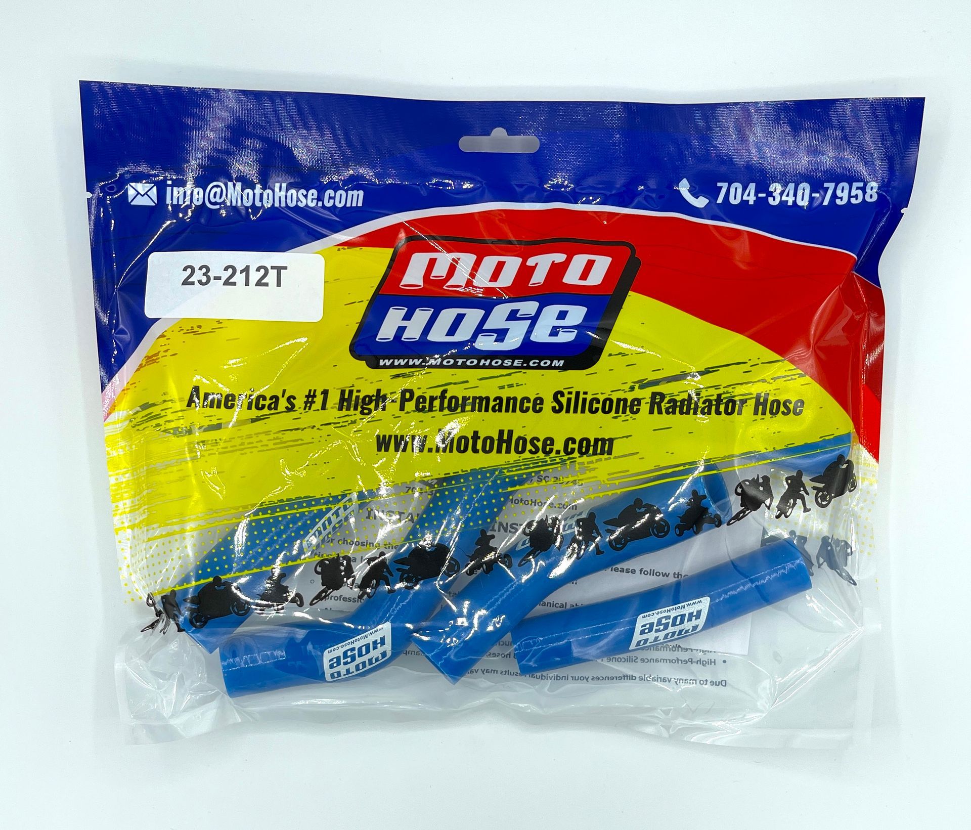 Yam YZ250F 2014-2018 Silicone Radiator Hose Teal Light Blue 23-212T