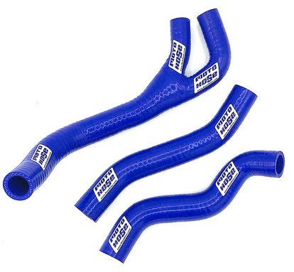 Honda CR125R 1998-1999 Silicone Y Radiator Hose Blu 23-114YB