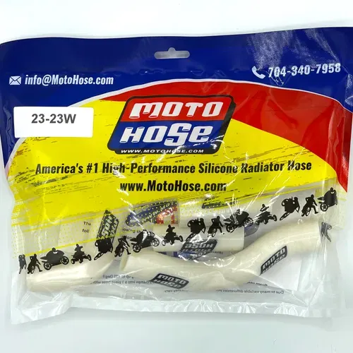 Yamaha YZ250 YZ250X 2002-2026 Moto Hose hose kit White 23-23W