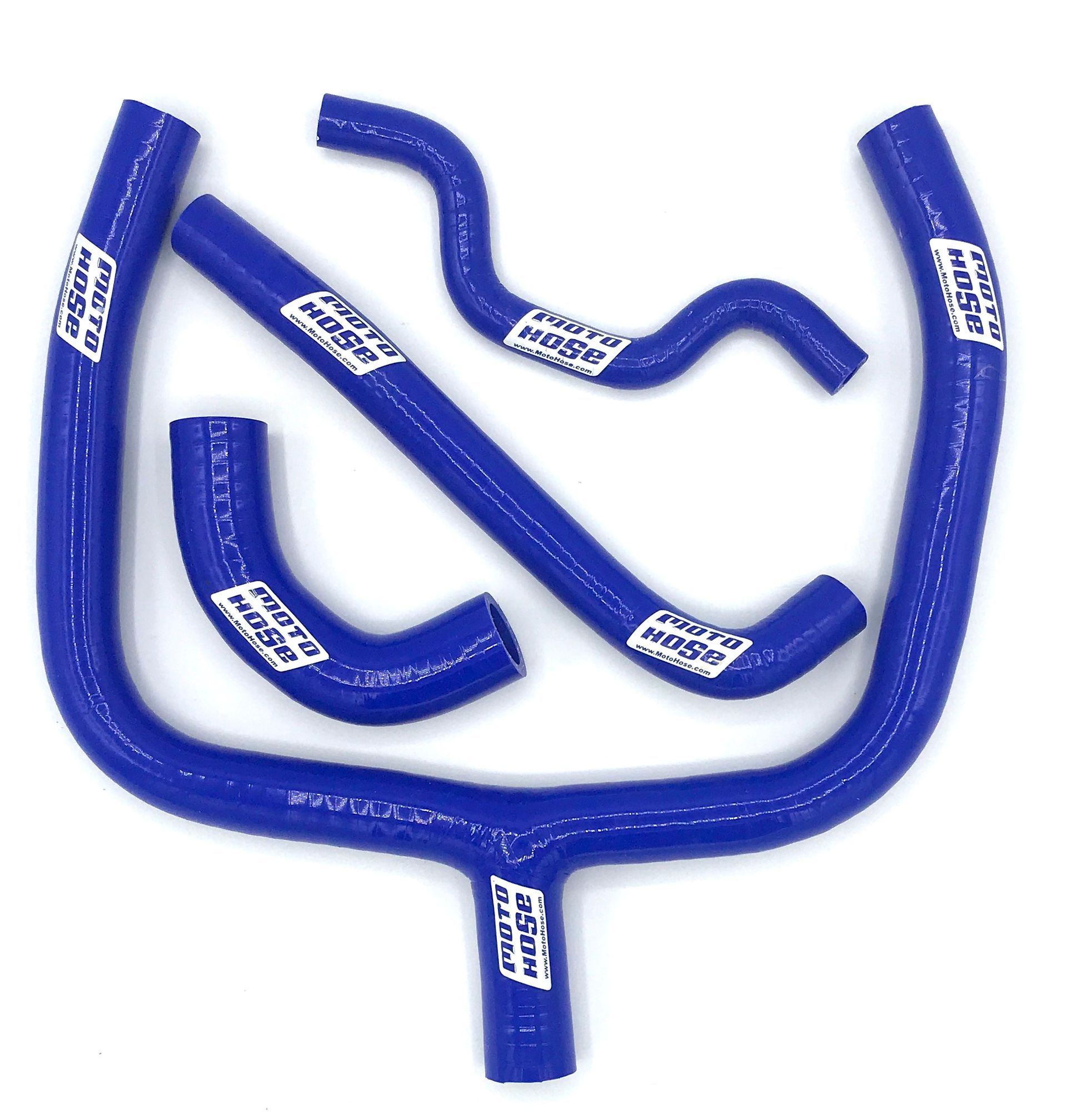Kaw KX250F 2009-2016 Silicone Y Radiator Hose Blue 23-310YB