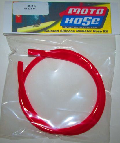 Red 1/4 x 3 ft hose MH14R