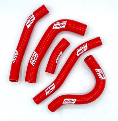Honda CRF250R 2016-2017 Silicone Radiator Hose Red 23-118R