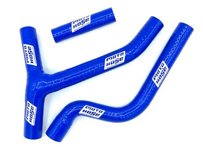 Yam YZ250F 2010-2013 Y Silicone Radiator Hose Blue 23-26YB