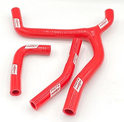 KX250F / X 2021-2023 Silicone Y Radiator Hose Red 23-329YR