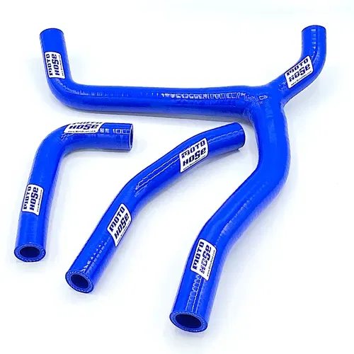 KX250F / X 2021-2023 Silicone Y Radiator HoseBlue 23-329YB