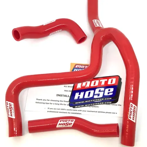 Suz RMZ250 2010-2012 Silicone Y Radiator Hose Blue 23-45YB