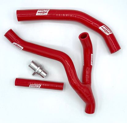 Yam WR250F 2020-2023 Silicone Y Radiator Hose Red 23-221YR
