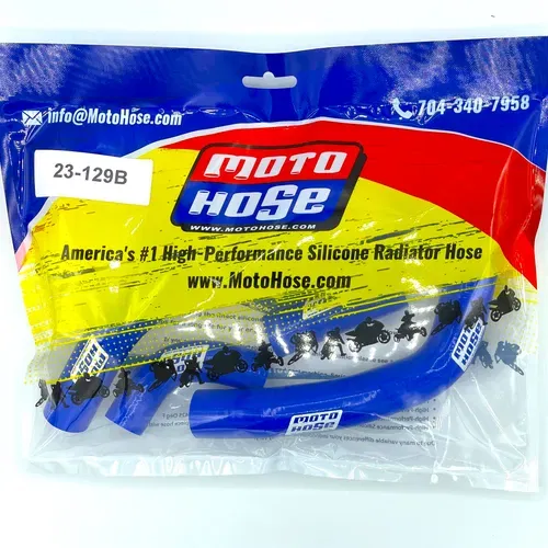 Honda CRF450R 2021-2025 Silicone Radiator Hose White 23-129W