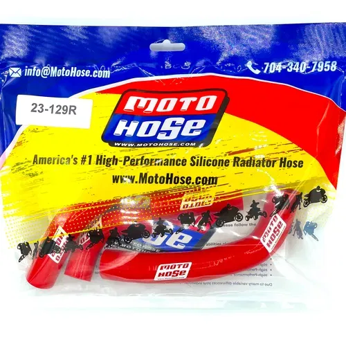 Honda CRF450R 2021-2025 Silicone Radiator Hose White 23-129W