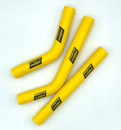 KTM 250/300 SX/XC 07-10 Silicone Radiator Hose Yellow 23-69Y