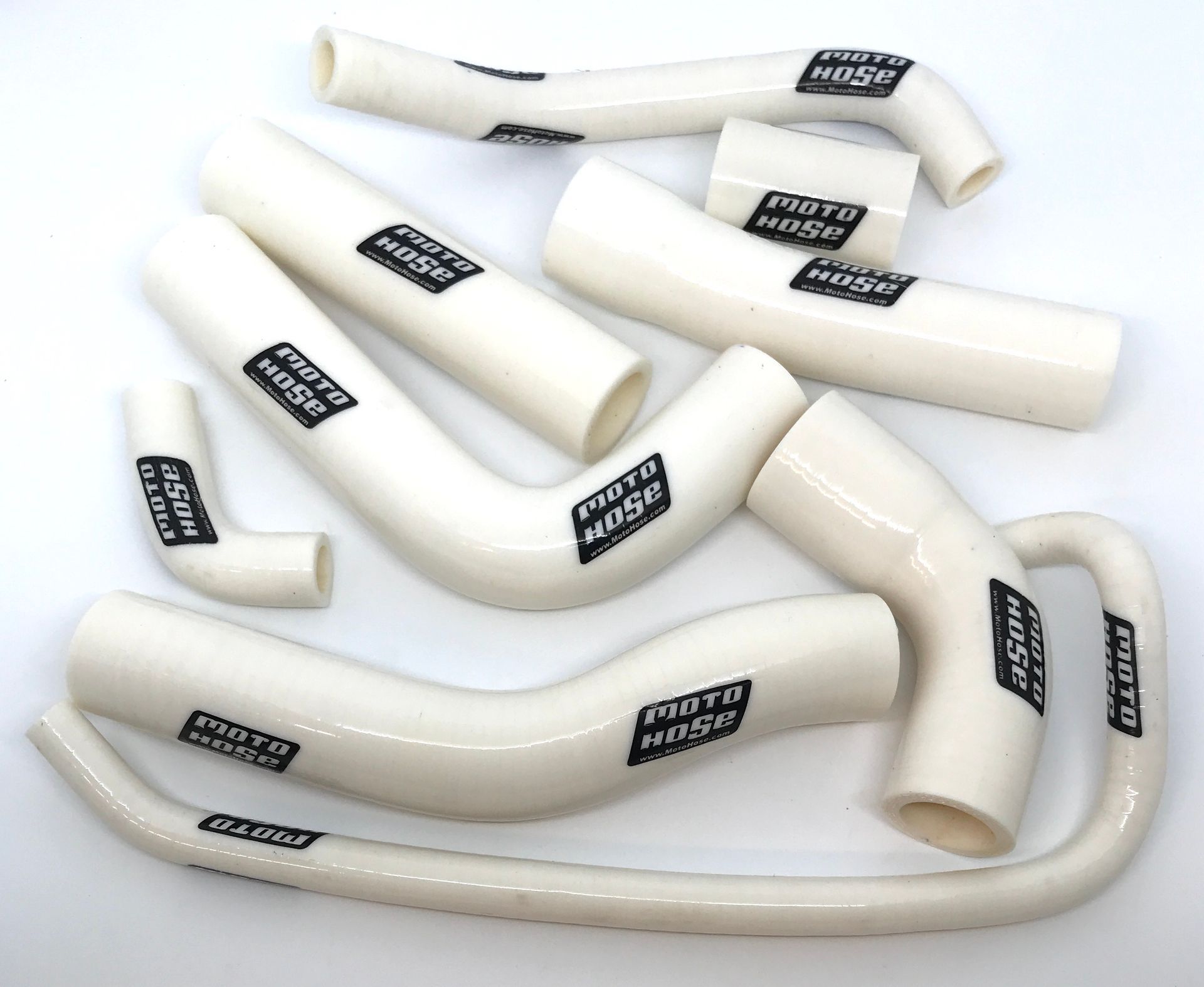 Yam YZF600 R6 2006-2025 Silicone Radiator Hose White 23-252W