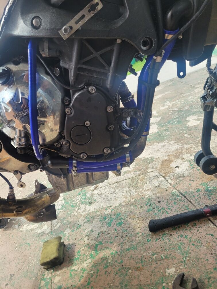 Yam YZF600 R6 2006-2025 Silicone Radiator Hose White 23-252W