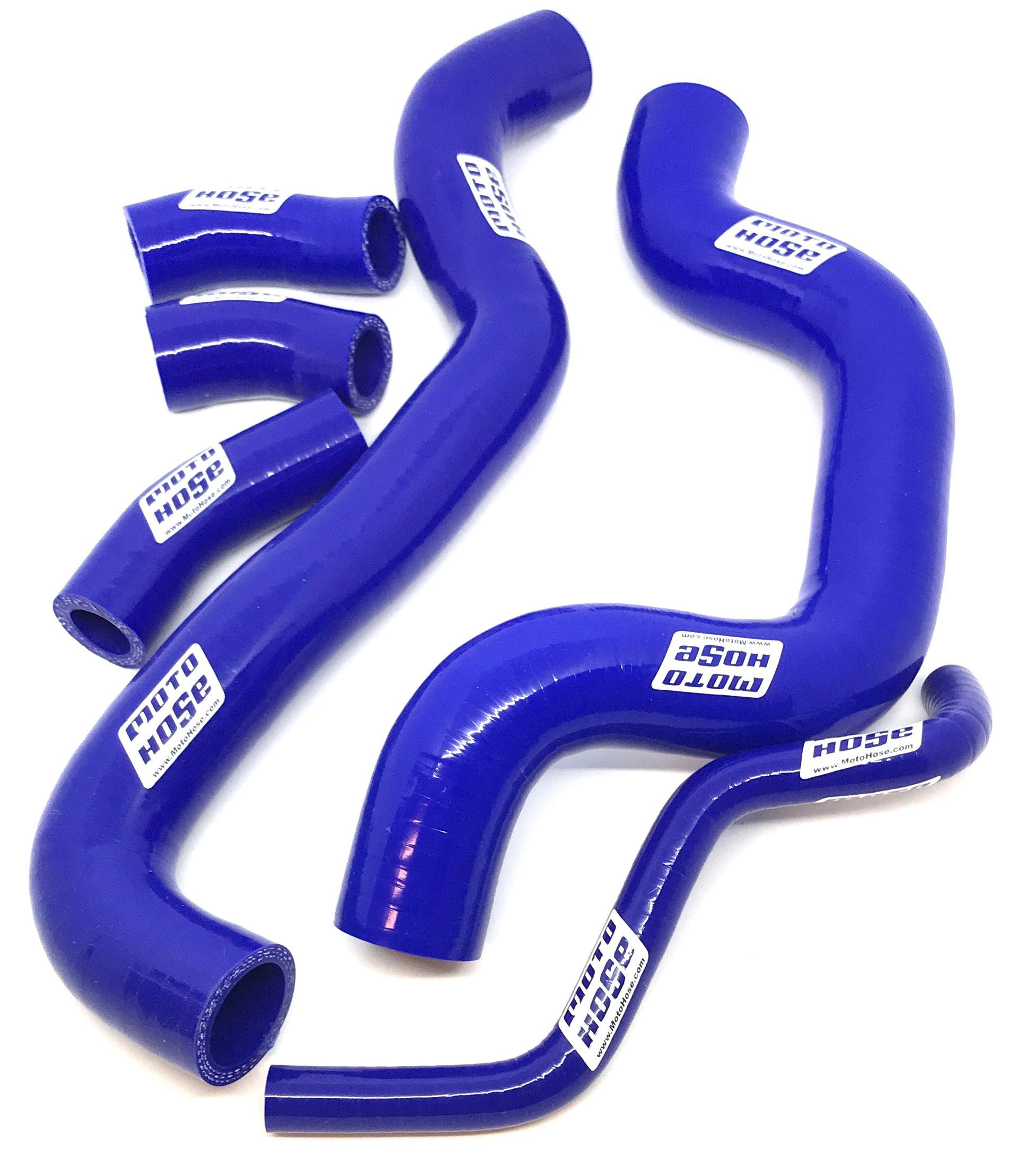 Suzuki SV650 2003-2016 Silicone Radiator Hose Blue 23-453B