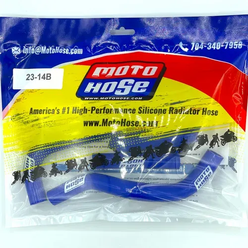 Yam YZ250FX 2020-2023 Silicone Radiator Hose Blue 23-221B