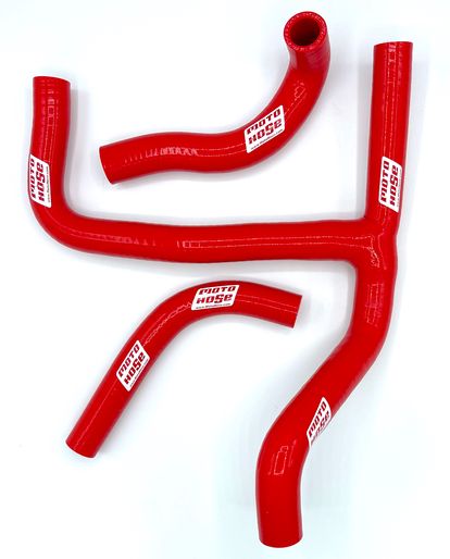 Suz RMZ450 2008-2014 Silicone Y Radiator Hose Red 23-49YR