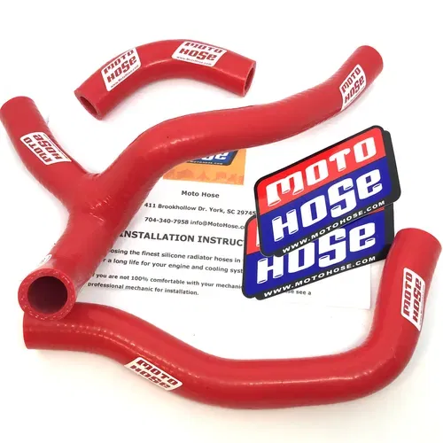 Hon CRF450R 2005-2008 Silicone Y Radiator Hose Blue 23-17YB
