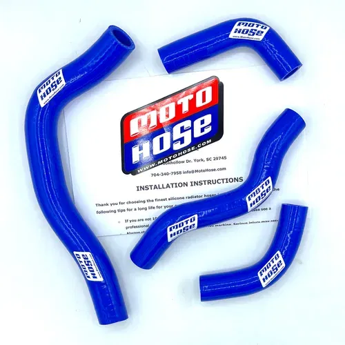 Honda CRF450X 2005-2017 Silicone Radiator Hose Red 23-111R