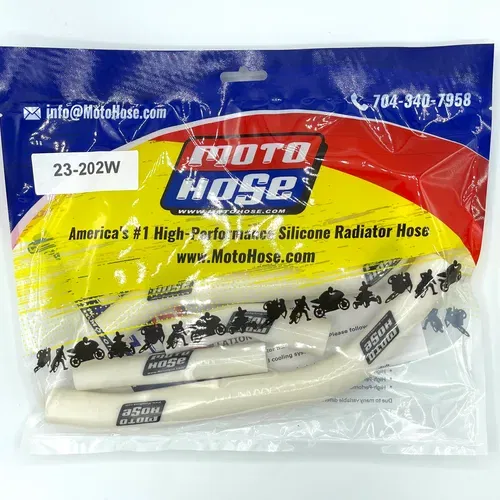 Yam YZ450F 2010-2013 Silicone Radiator Hose White 23-202W