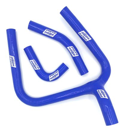 KX250F 2020 Silicone Y Radiator Hose Blue 23-328YB