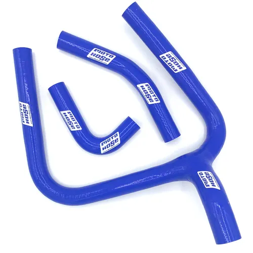 KX250F 2020 Silicone Y Radiator Hose Blue 23-328YB