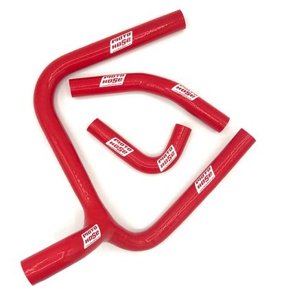 KX250F 2020 Silicone Y Radiator Hose Red 23-328YR