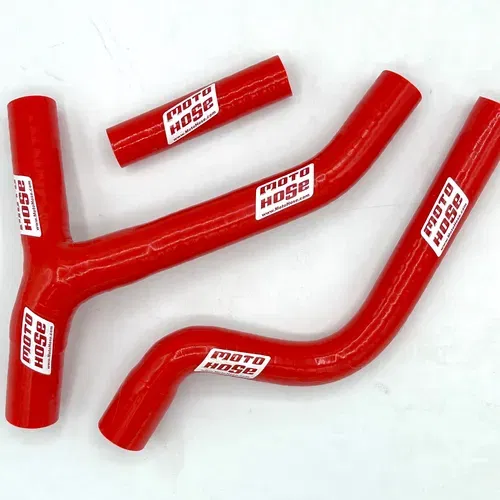 Yam YZ250F 2010-2013 Y Silicone Radiator Hose Red 23-26YR