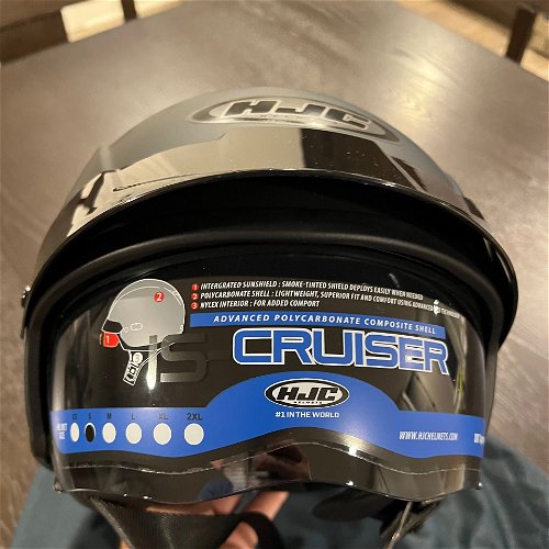 HJC Cruiser Helmet - Matte Black- Small