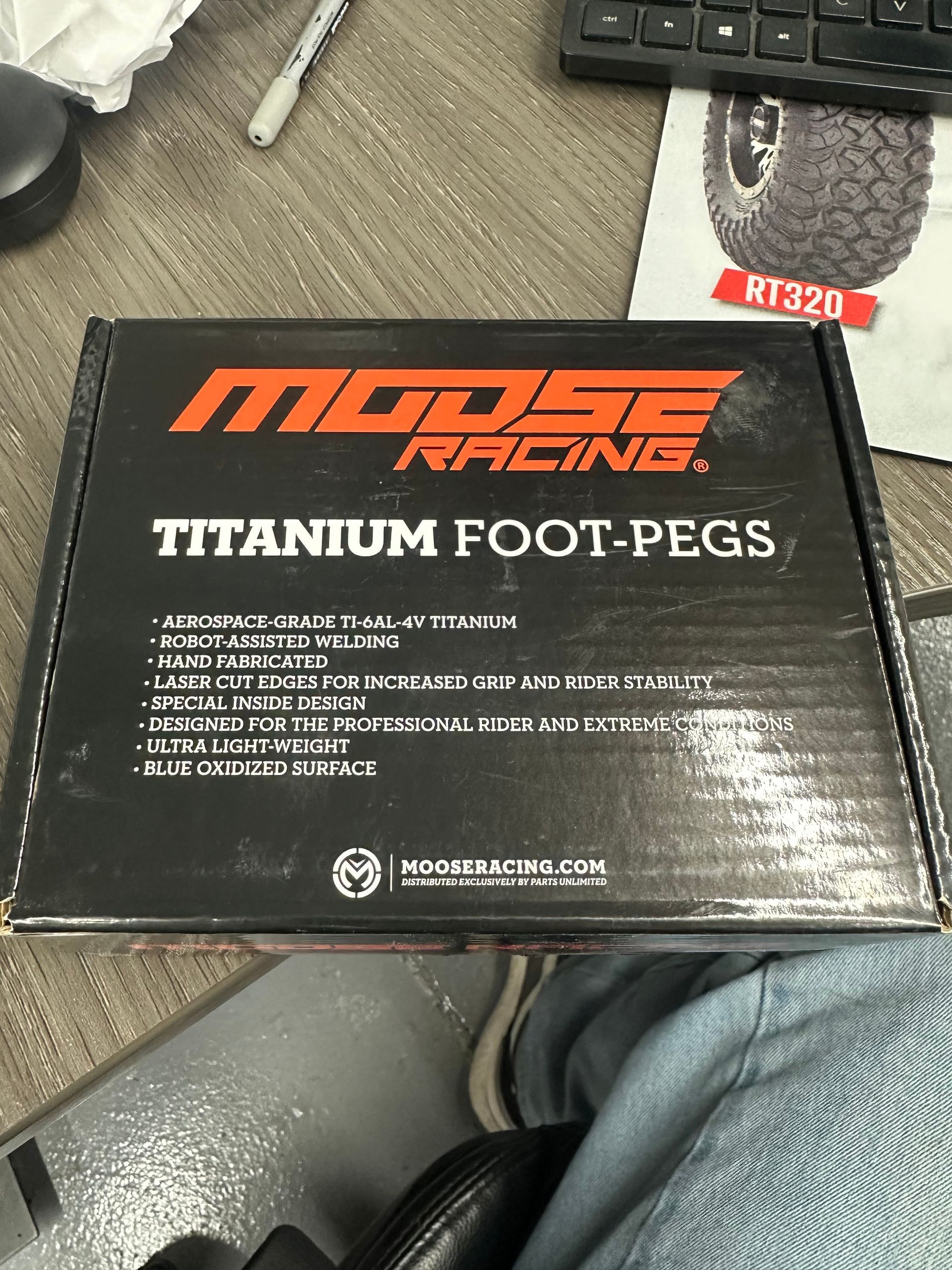 Moose Racing Titanium Pegs Ktm/husky/gasgas