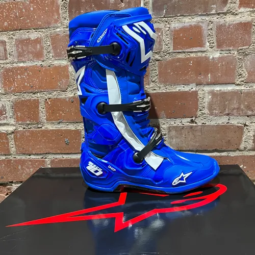 Alpinestars Tech 10 Blue Boots - Size 11 