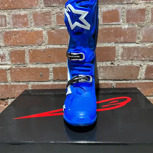 Alpinestars Tech 10 Blue Boots - Size 11 