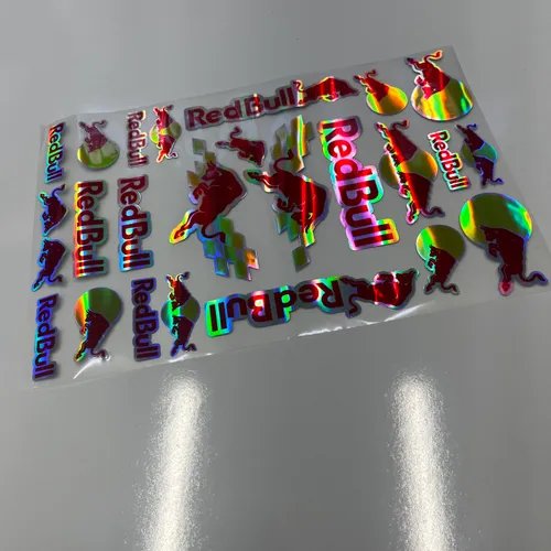 Rare Holographic Red Bull Stickers