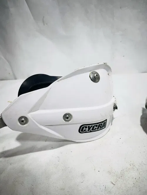 2008 Husqvarna TE250 TE 250 310 450 - Cyra Handguards/Barkbusters White W/Mirror