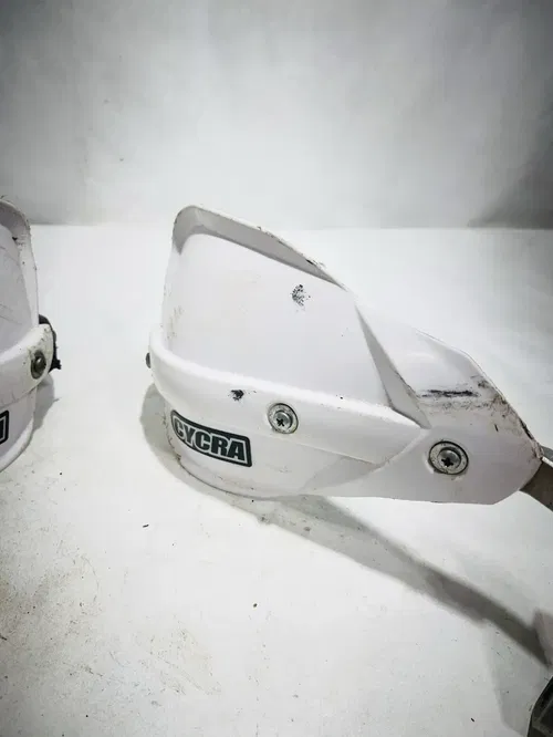 2008 Husqvarna TE250 TE 250 310 450 - Cyra Handguards/Barkbusters White W/Mirror