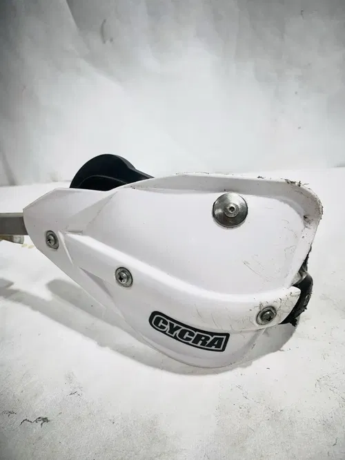 2008 Husqvarna TE250 TE 250 310 450 - Cyra Handguards/Barkbusters White W/Mirror